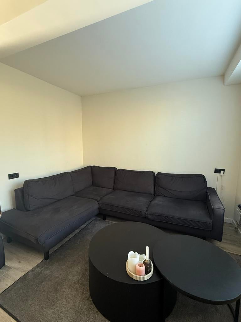 Hoekbank Grijs 280 x 210, Ophalen, Zo goed als nieuw