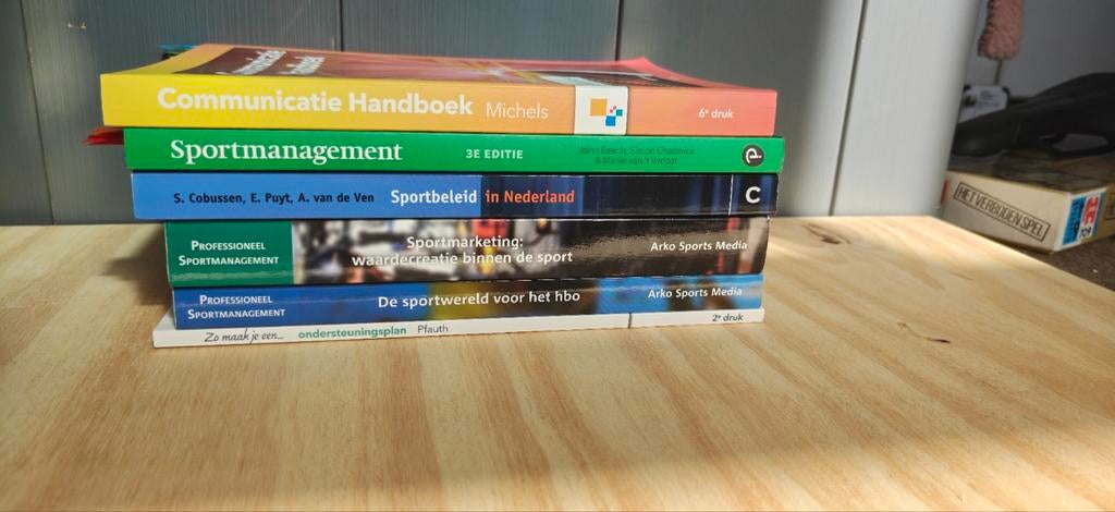 Sportkunde boeken - Communicatie, Ophalen of Verzenden, Gelezen, Diverse auteurs, Overige sporten