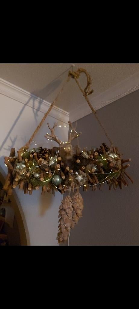 Mooi uniek kerststuk compleet, Ophalen