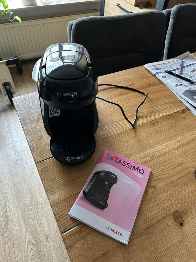 Tassimo koffie zet apparaat, Witgoed en Apparatuur, Ophalen, Zo goed als nieuw, Koffiemachine
