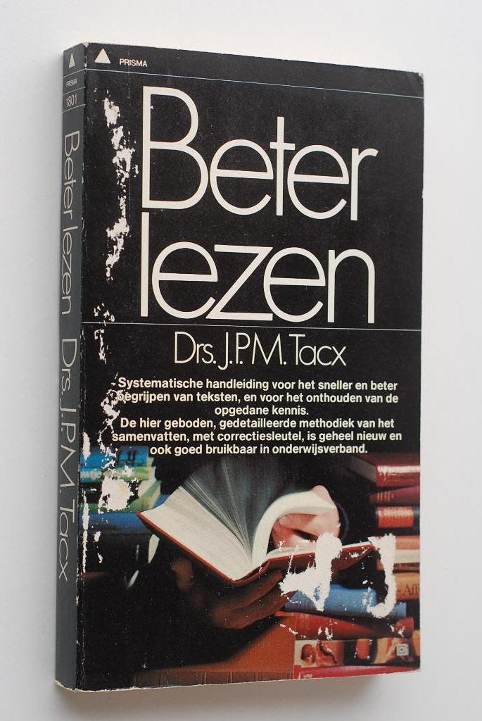 Beter lezen - Sneller en beter begrijpen van teksten (1977), Verzenden, Beta, Zo goed als nieuw, Niet van toepassing