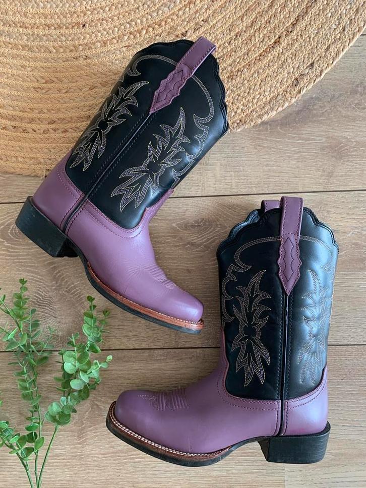 Acme cowboylaarzen 39 western boots bohemian laarzen, Hoge laarzen, -, Zwart, -