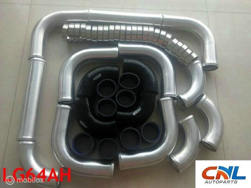 Intercoolerbuis 2.5" 64mm Turbo Piping pipe & Black hose, Auto-onderdelen, Nieuw, Ophalen of Verzenden