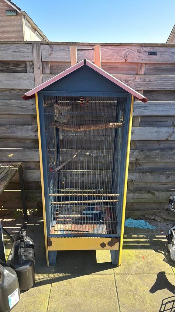 Hokken voor volwassenen volgels, Ophalen of Verzenden, Zo goed als nieuw, Hout, Vogelkooi