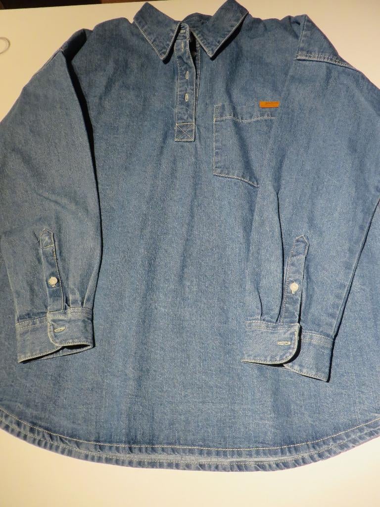 Spijkerblouse, Blauw, Nieuw, John Baner Jeanswear, Ophalen