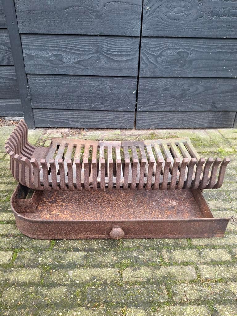 Stookrooster Helex met inzetladen Haardbak haardkorf, Ophalen, Inzethaard, Houthaard