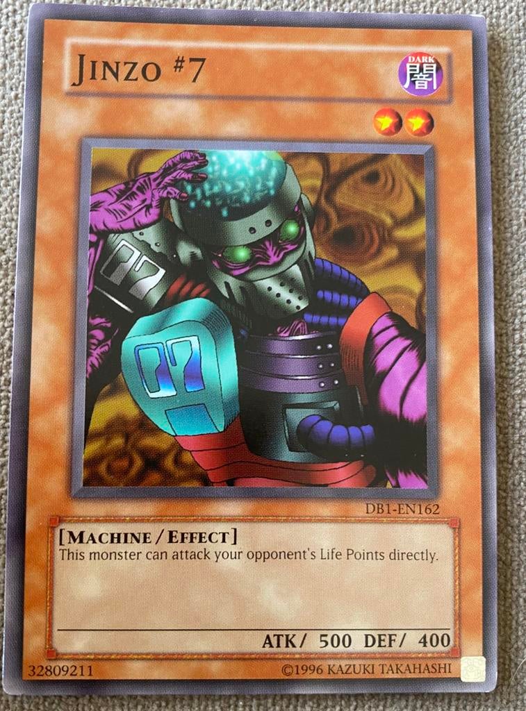 Yu-Gi-Oh! Jinzo “7 DB1 Dark Beginning Print !, Hobby en Vrije tijd, Verzamelkaartspellen | Yu-gi-Oh!, Ophalen of Verzenden, Gebruikt