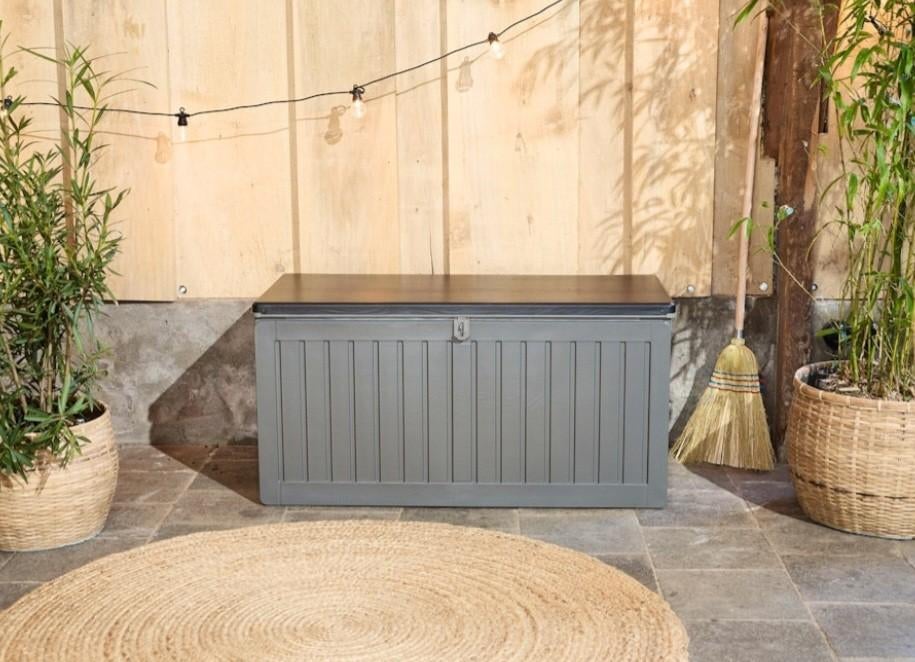 Premium opbergbox grijs 270L, Ophalen, Nieuw, Kunststof, Overige typen