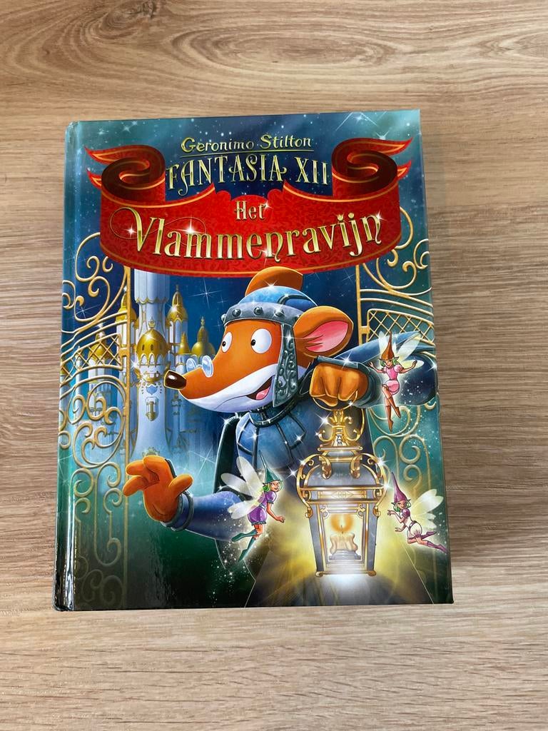 Geronimo Stilton Fantasia XII: Het Vlammenravijn, Boeken, Ophalen of Verzenden, Zo goed als nieuw