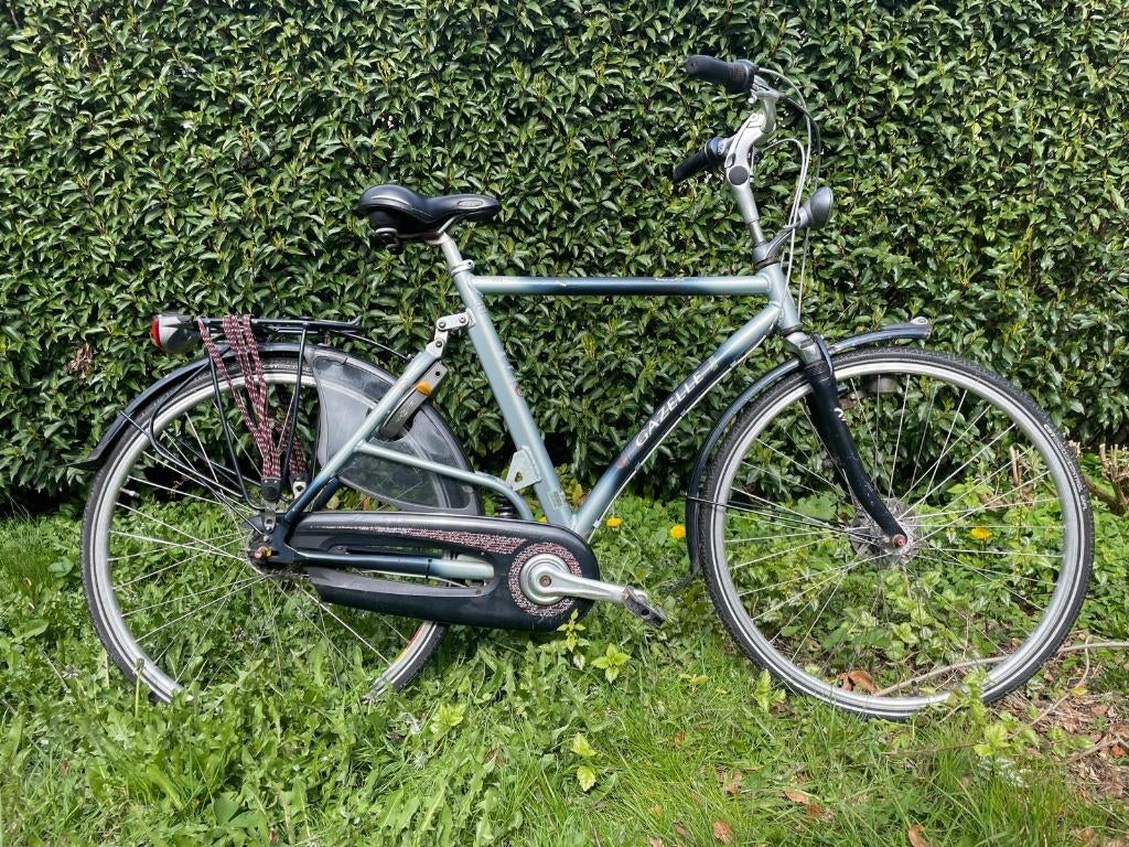 Gazelle herenfiets, Fietsen en Brommers, Ophalen, Gebruikt, Versnellingen, 61 tot 65 cm