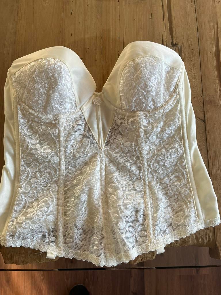 Korset top, Wit, Ophalen of Verzenden, Zo goed als nieuw, Maat 36 (S)