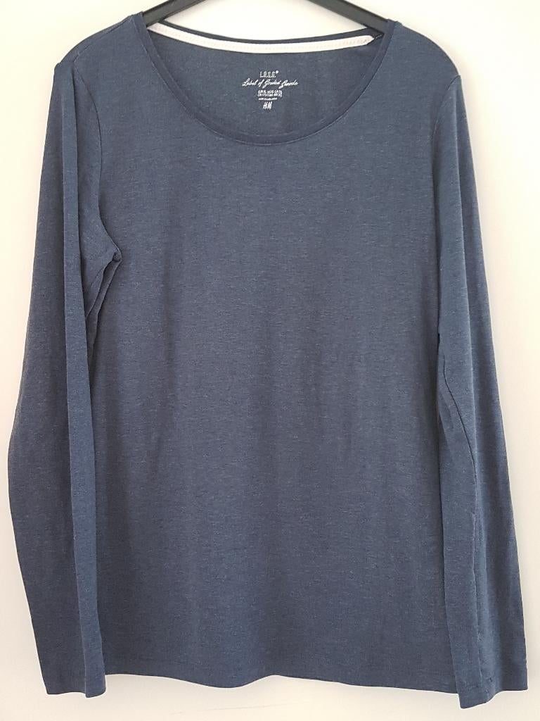 Blauwe dames longsleeve H&M maat XL *NIEUW*, Kleding | Dames, T-shirts, H&M, Blauw, Maat 46/48 (XL) of groter, Nieuw