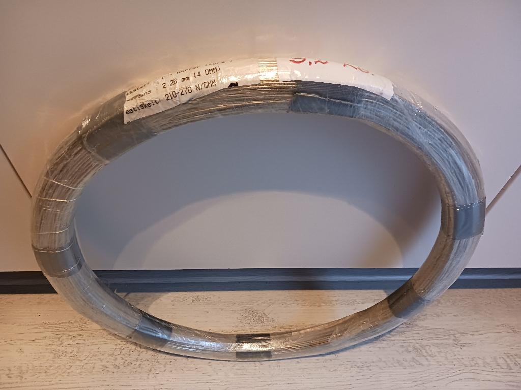 VERTIND KOPERDRAAD 4 mm2 (9,2 kg. ) Lengte: +/_ 257 meter, Ophalen of Verzenden, Nieuw