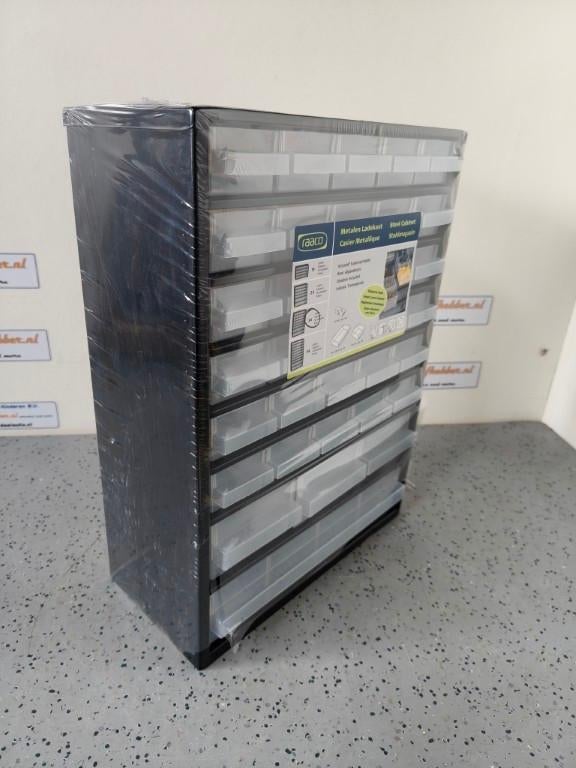 Raaco metalen ladenkast assortimentkast 34 lades, 5 laden of meer, Ophalen of Verzenden, Zo goed als nieuw, Raaco