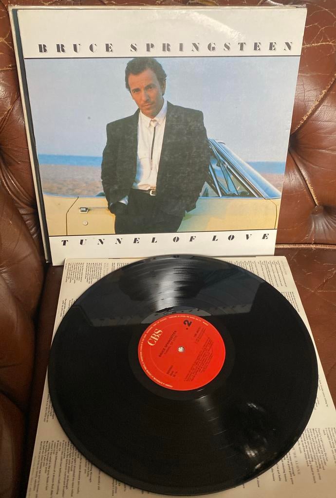 Bruce Springsteen lp tunel of love, Ophalen of Verzenden, Zo goed als nieuw, 12 inch, Poprock