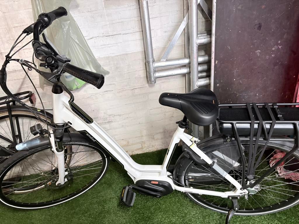Witte Amslod elektrische fiets, Ophalen of Verzenden, Zo goed als nieuw, Overige merken