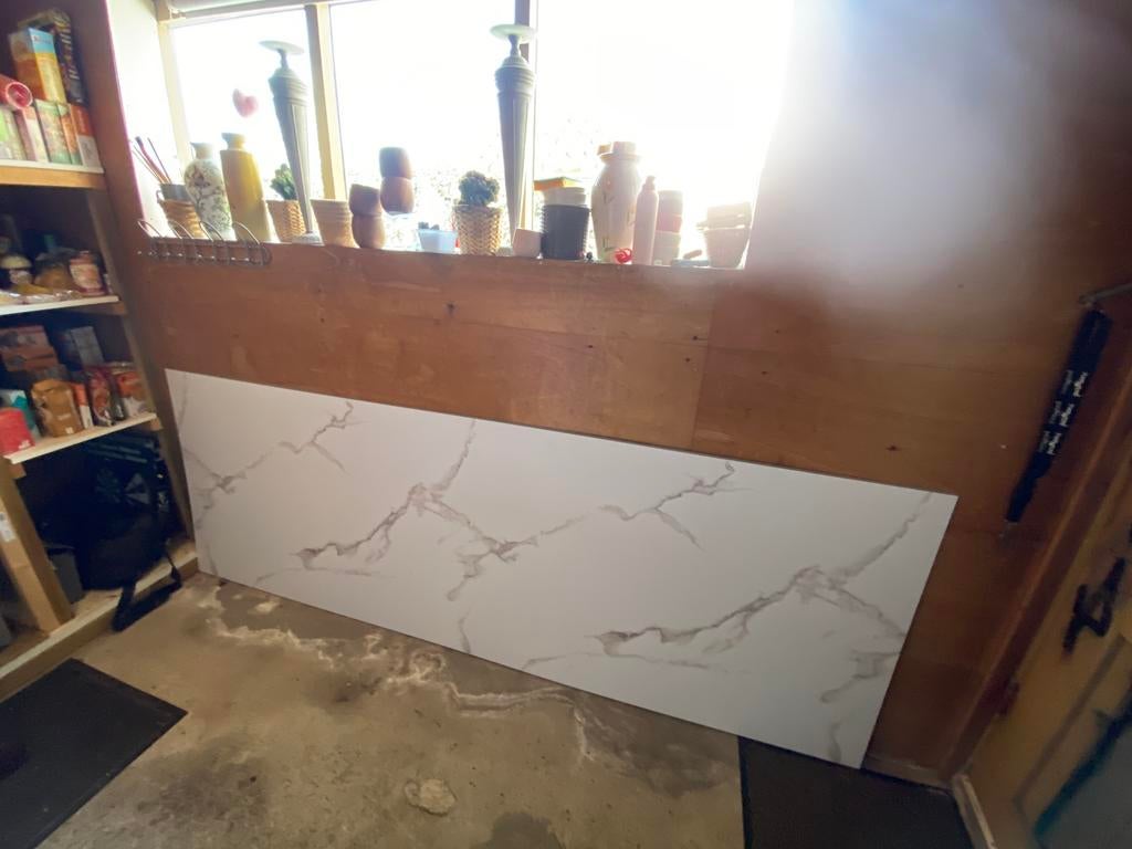 Douche wandpeneel 260 x 90 cm marmer look van X2o, Doe-het-zelf en Verbouw, Platen en Panelen, Ophalen, Nieuw