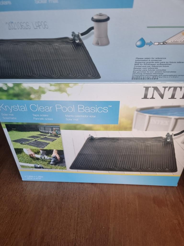 Intex Krystal Clear Pool Basics Solar Mat, Ophalen, Zo goed als nieuw, Vierkant