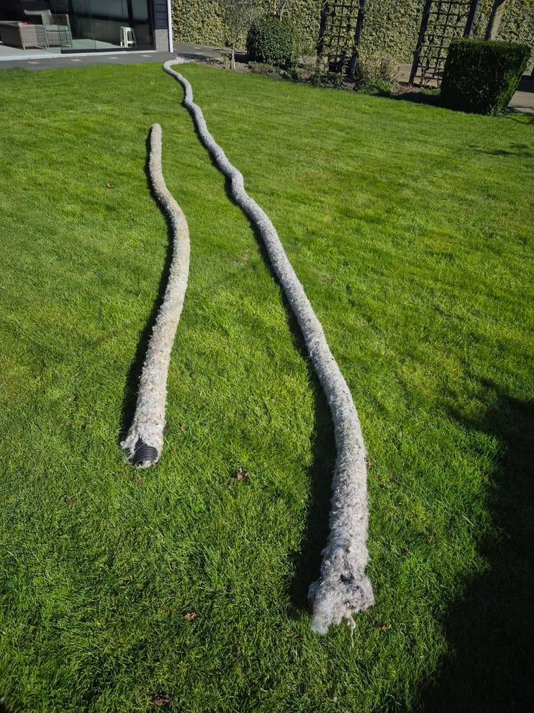 Drainageslang 80mm, 19 meter (13m + 6m), koppelbaar, Tuin en Terras, Ophalen, Nieuw