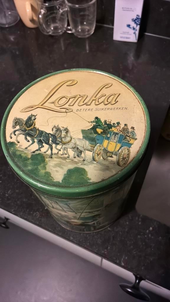 Blik Lonka, Ophalen of Verzenden, Gebruikt, Overige