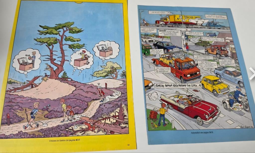 Franka - Henk kuijpers reclame Philips en sleutelhanger, Boeken, Stripboeken, Eén stripboek, Ophalen of Verzenden