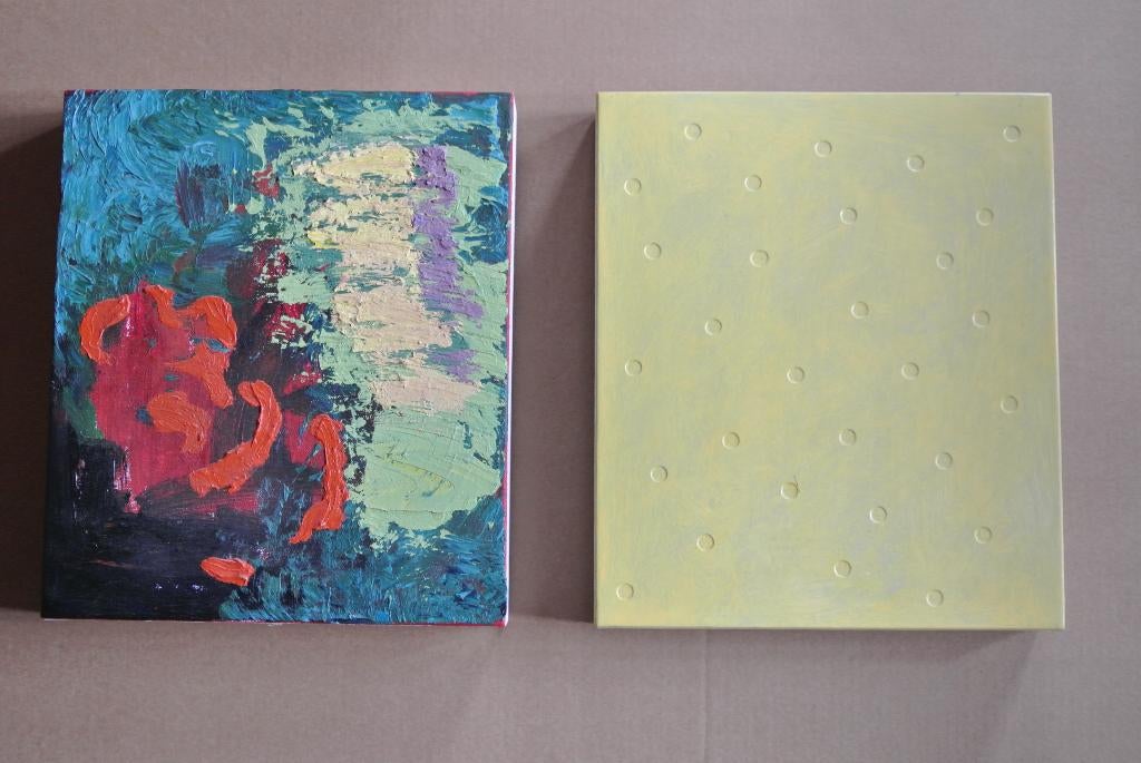 bert loerakker tweeluik De Raad, Antiek en Kunst, Ophalen of Verzenden