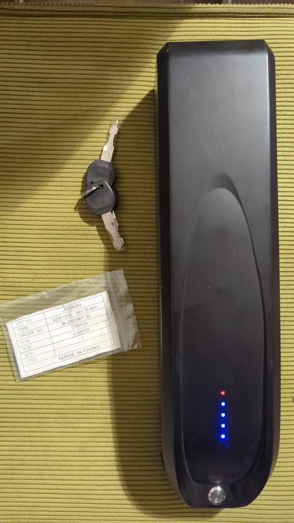 Nieuwe Blaupunkt e-bike accu 36V 10.4Ah (ZZ981004), Ophalen of Verzenden, Nieuw