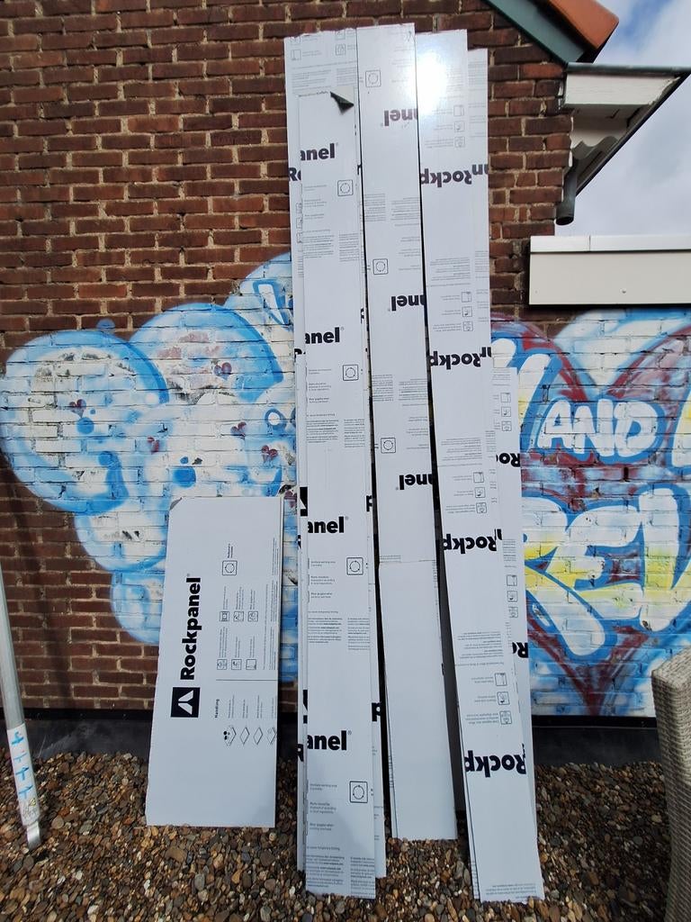 Rockpanel platen lichtgrijs RAL 705 - Nieuw, Ophalen, Nieuw, Overige materialen, Minder dan 20 mm