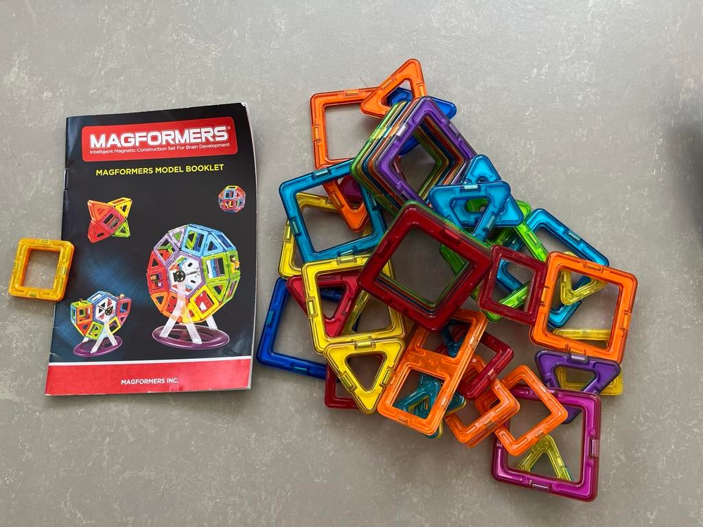 Magformers 30-delig plus extra’s, Ophalen of Verzenden, Zo goed als nieuw, Overige merken