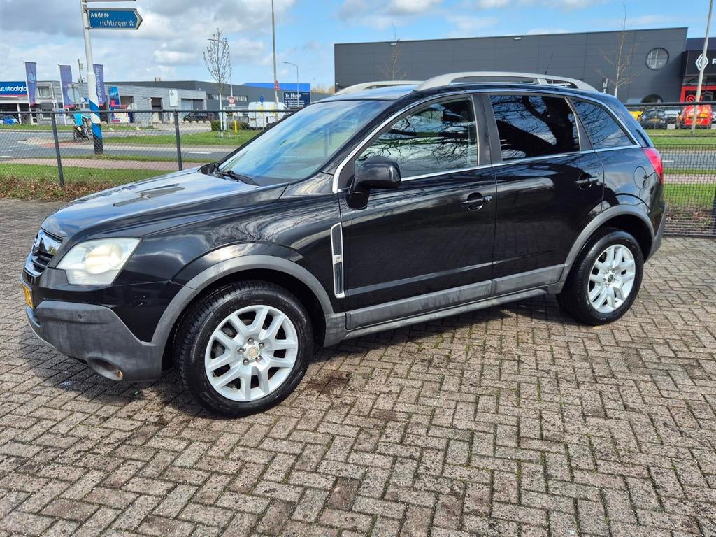 Opel Antara 2.4 16V 2009 APK 01 2027, Auto's, Stof, 4 cilinders, Zwart, Handgeschakeld