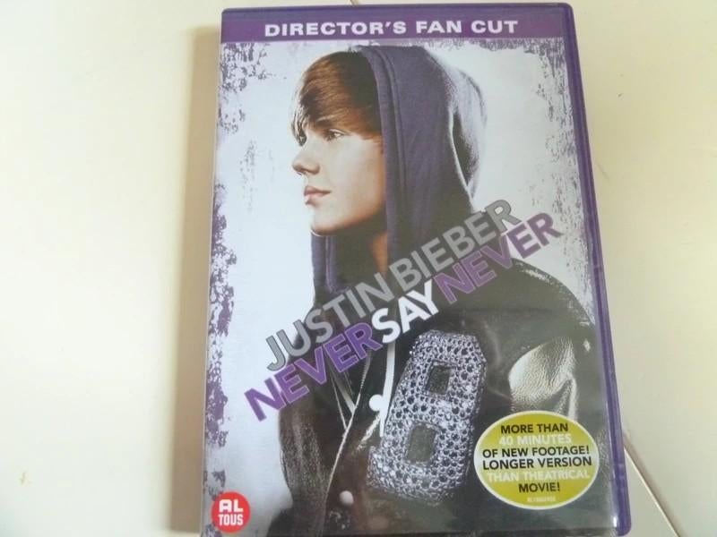 Justin Bieber Never Say Never en Justin Bieber Biebermania, Alle leeftijden, Ophalen of Verzenden, Gebruikt