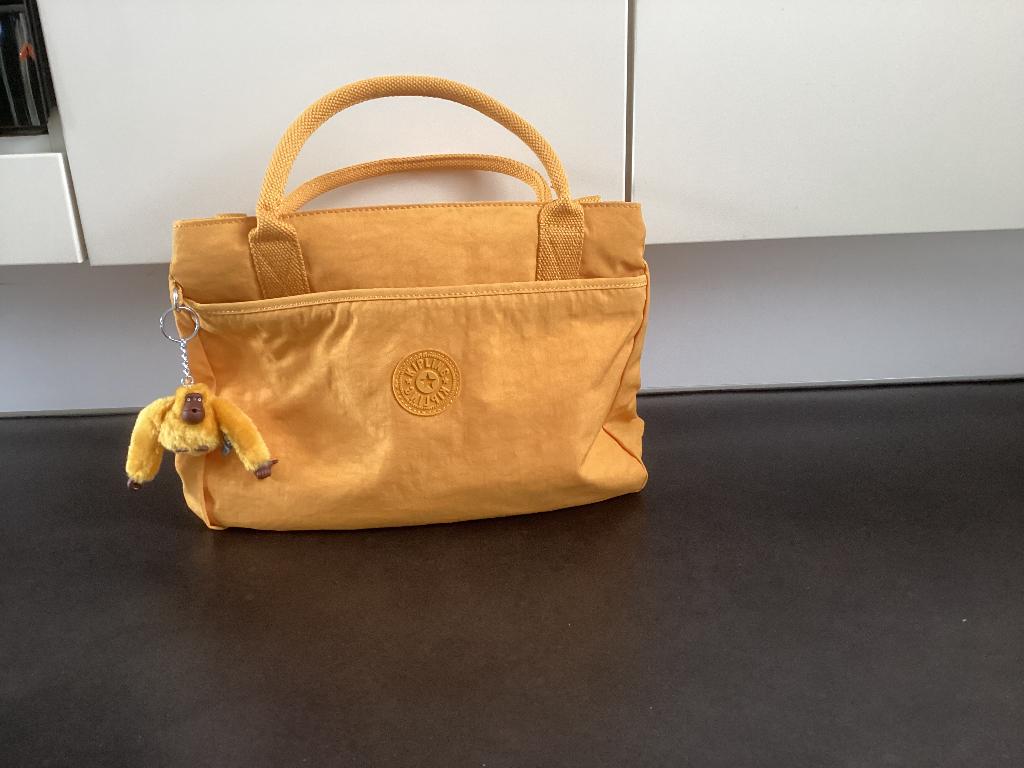 Kipling Caralisa hand-/schoudertas, Ophalen, Nieuw, Geel, Schoudertasje