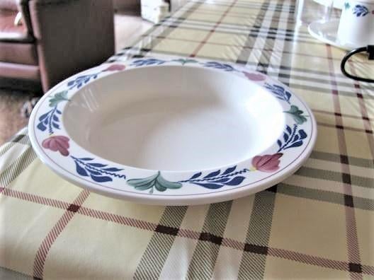 Boerenbont Mepal (kunststof) diep bord Boerenbond, Overige materialen, Gebruikt, Ophalen of Verzenden, Bord(en)