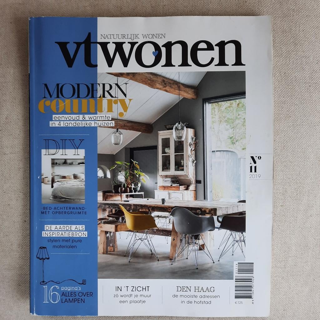 VTWonen No. 11 2019, Ophalen of Verzenden, Zo goed als nieuw, Interieur en Design