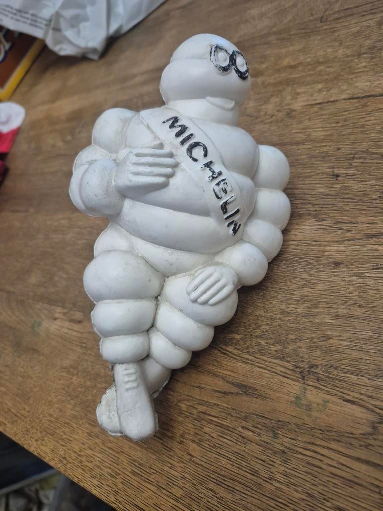 Vintage Michelin Bibendum Beeldje - Decoratie, Ophalen of Verzenden, Gebruikt, Gebruiksvoorwerp