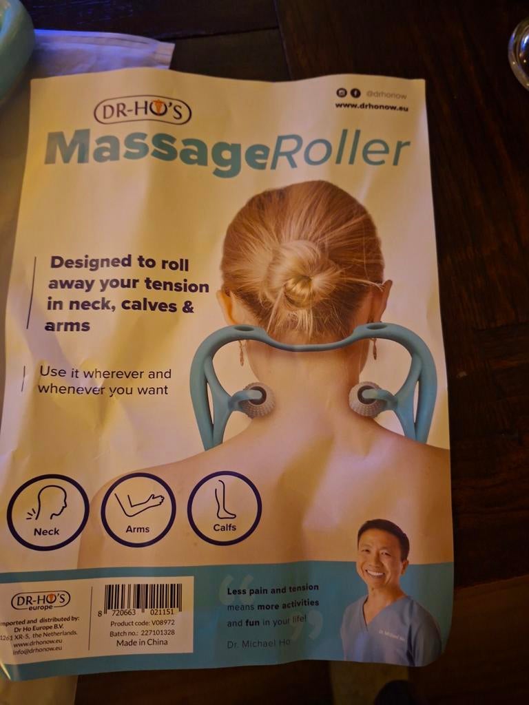 Nieuw DR-HO'S Massage Roller voor nek, kuiten en armen, Ophalen of Verzenden, Nieuw, Apparaat