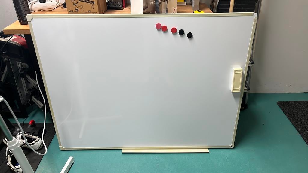 Magnetisch whiteboard 120x90, Ophalen of Verzenden, Gebruikt, Magneetbord