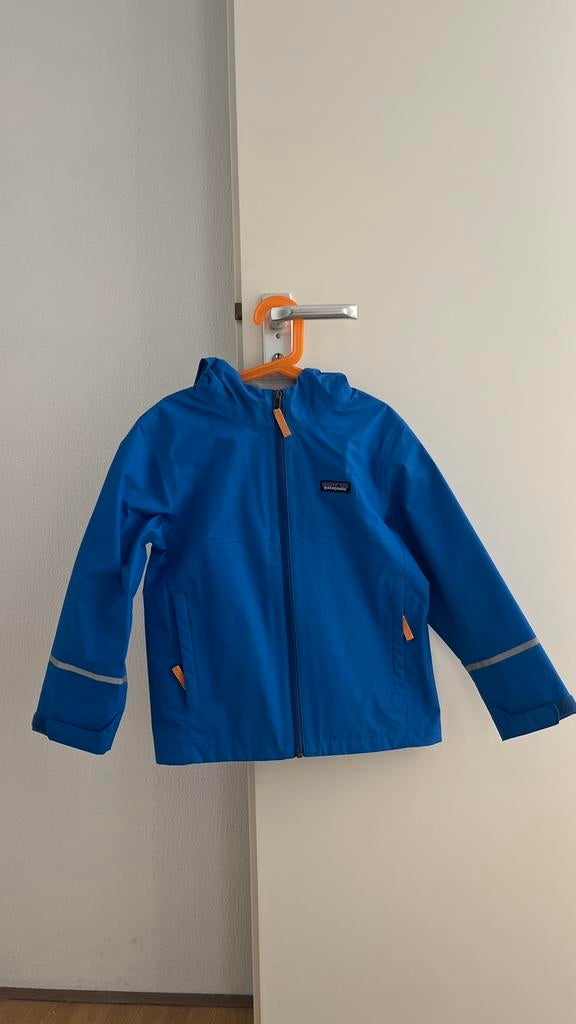 Patagonia kinder jas maat 110 (5-6 jaar) blauw, Ophalen of Verzenden, Zo goed als nieuw, Jas