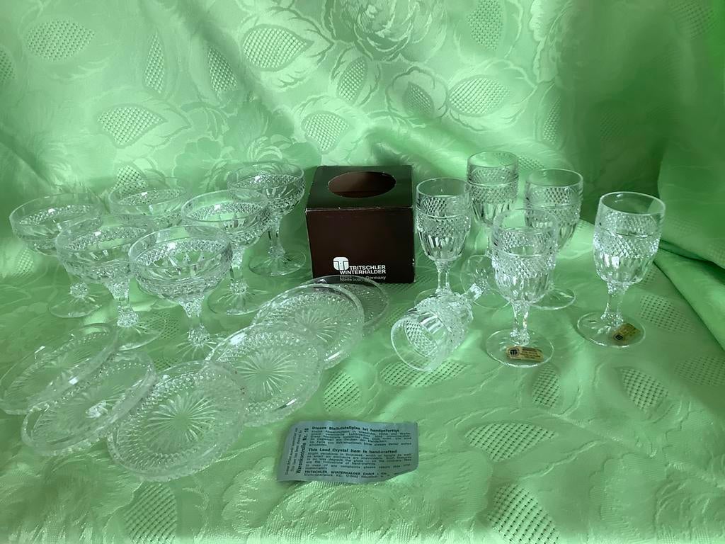 Lood Kristallen glazen , Tritschler  Winterhalder, Ophalen