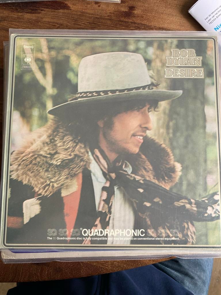 Bob Dylan - Desire LP, Cd's en Dvd's, Vinyl | Pop, Ophalen of Verzenden, 1960 tot 1980, Zo goed als nieuw, 12 inch