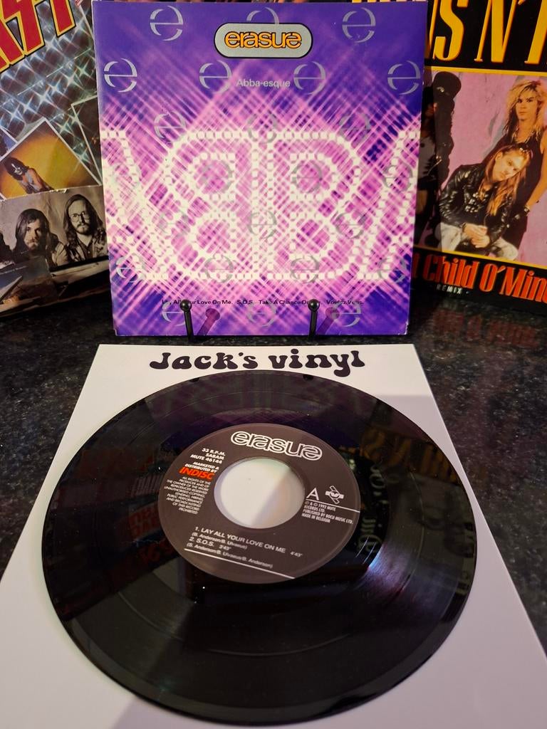 Erasure - Abba-esque EP (Vinyl Single)  1992, Ophalen of Verzenden, 1980 tot 2000, Zo goed als nieuw, Overige formaten