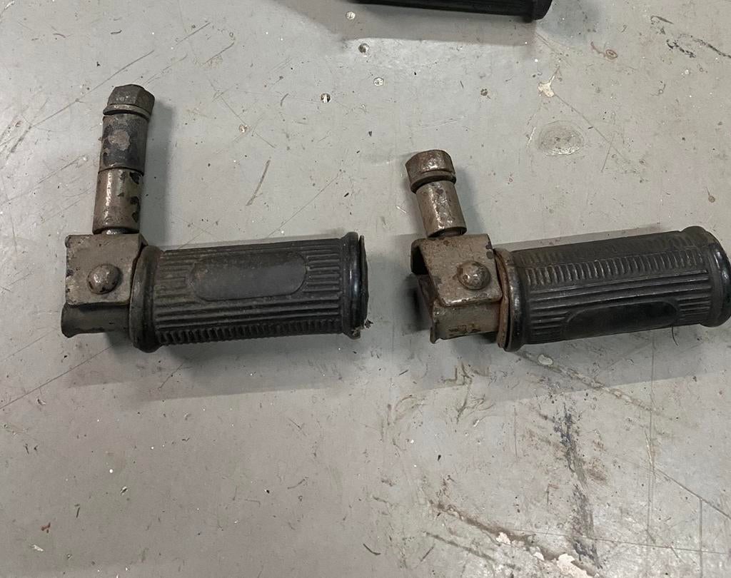 Vintage Oldtimer Passagiers Voetsteunen Motor, Ophalen of Verzenden, Gebruikt