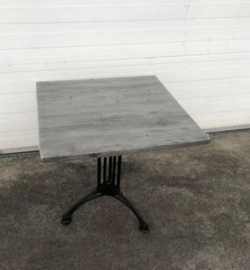 5 stuks horeca terras tafels 70x70 cm outdoor bistro poot, Ophalen, Zo goed als nieuw