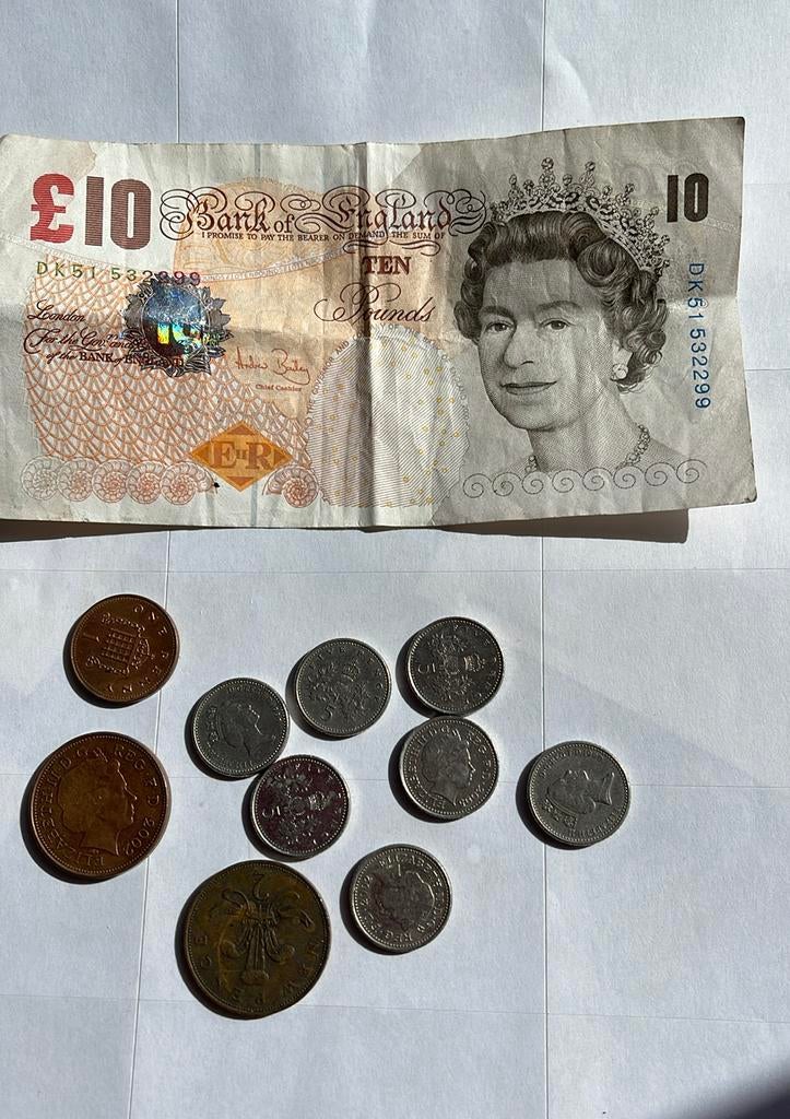Engels biljet 10 pound, Postzegels en Munten, Munten en Bankbiljetten | Verzamelingen, Ophalen, Buitenland, Bankbiljetten