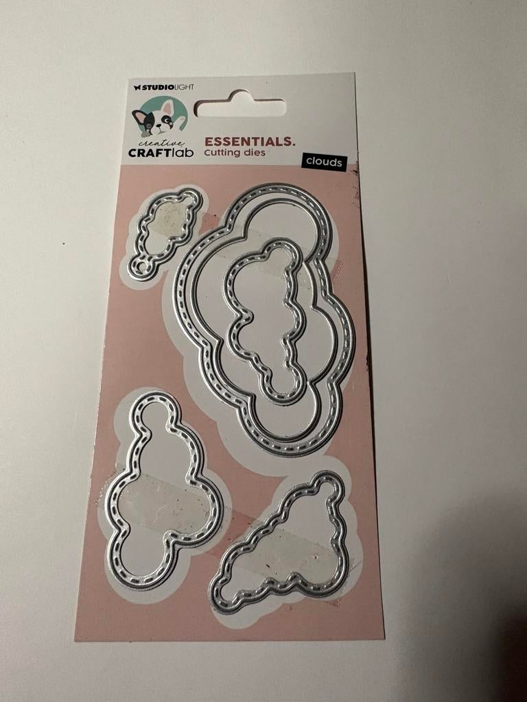 Craftlab snijmal clouds, Hobby en Vrije tijd, Ophalen of Verzenden, Zo goed als nieuw, Overige thema's, Pons of Mal