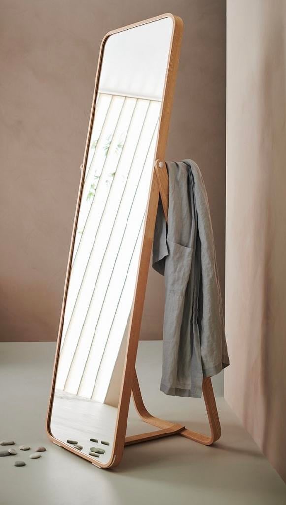 Spiegel staand, 52 x 167, Ikea Ikornnes, Ophalen, Zo goed als nieuw, 150 tot 200 cm, Rechthoekig