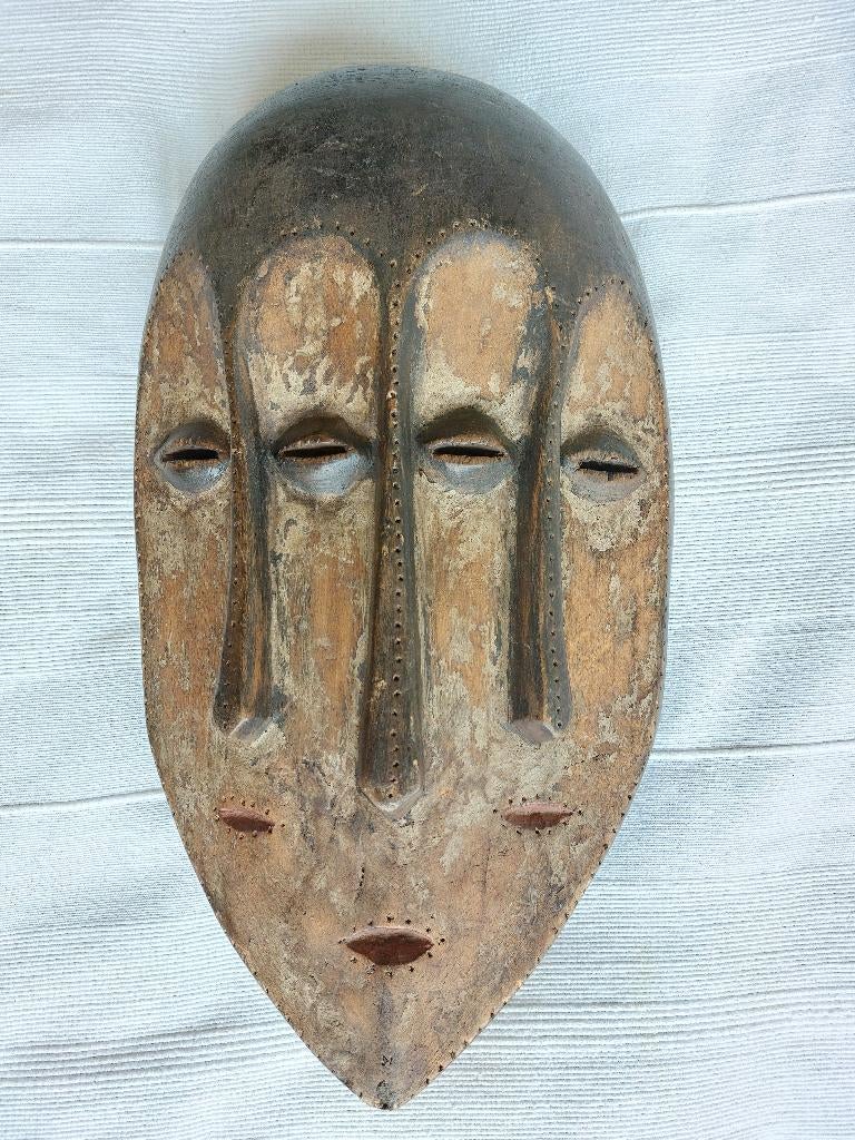 Lega meergezichtenmasker Kongo, Ophalen of Verzenden