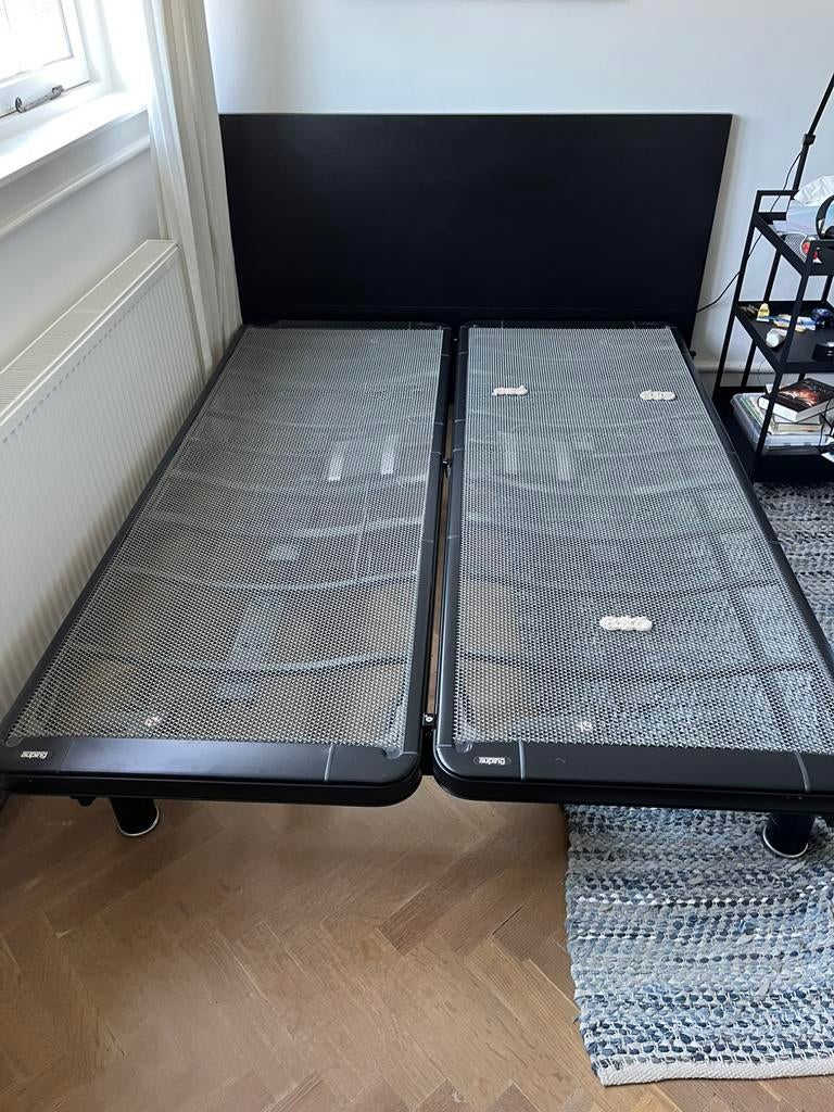 Auping 160x210, Ophalen, Tweepersoons, Zo goed als nieuw, Metaal