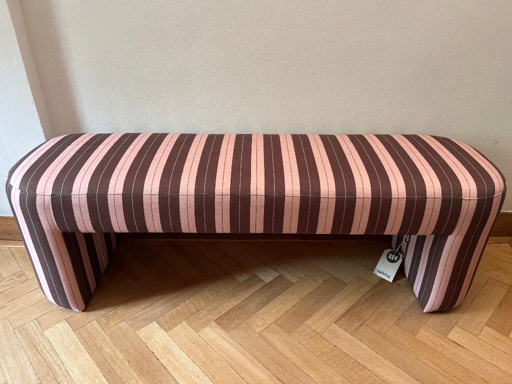 Hkliving striped bankje, Ophalen, Minder dan 50 cm, 125 cm of meer, Zo goed als nieuw