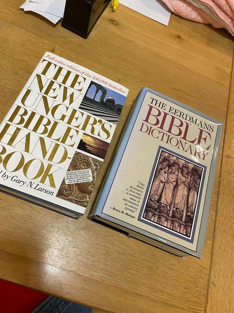 Set van 2 Engelse Bijbelboeken: Handboek & Woordenboek, Boeken, Ophalen of Verzenden, Gelezen, Christendom | Protestants